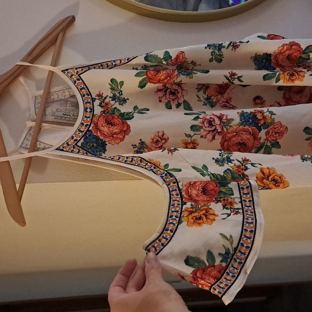 Floral Gauze Top